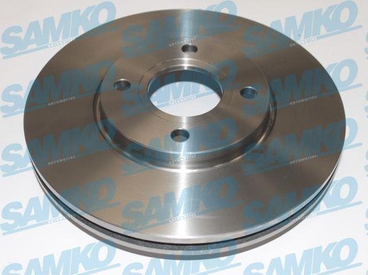 Samko F1049V Front brake disc ventilated F1049V: Buy near me in Poland at 2407.PL - Good price!