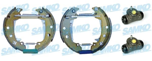 Samko KEG034 Brake shoes with cylinders, set KEG034: Buy near me at 2407.PL in Poland at an Affordable price!