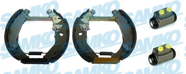 Samko KEG401 Brake shoes with cylinders, set KEG401: Buy near me in Poland at 2407.PL - Good price!