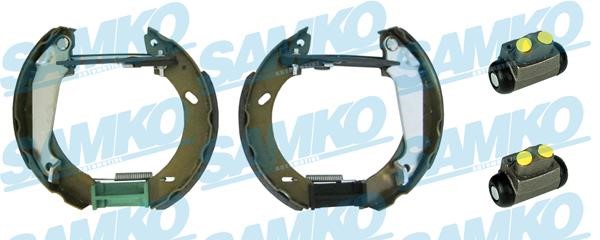 Samko KEG299 Brake shoes with cylinders, set KEG299: Buy near me in Poland at 2407.PL - Good price!
