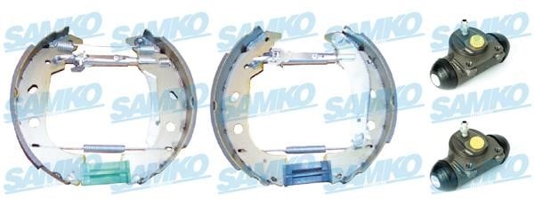 Samko KEG421 Brake shoes with cylinders, set KEG421: Buy near me in Poland at 2407.PL - Good price!