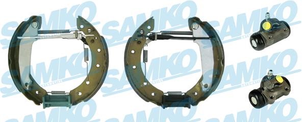 Samko KEG342 Brake shoes with cylinders, set KEG342: Buy near me in Poland at 2407.PL - Good price!
