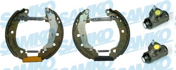 Samko KEG507 Brake shoes with cylinders, set KEG507: Buy near me in Poland at 2407.PL - Good price!
