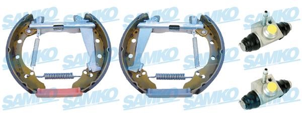 Samko KEG556 Brake shoes with cylinders, set KEG556: Buy near me at 2407.PL in Poland at an Affordable price!