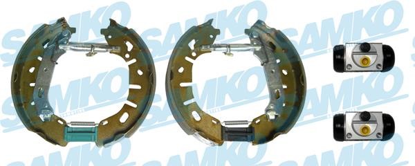 Samko KEG809 Brake shoes with cylinders, set KEG809: Buy near me at 2407.PL in Poland at an Affordable price!