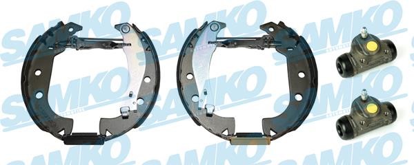 Samko KEG822 Brake shoes with cylinders, set KEG822: Buy near me at 2407.PL in Poland at an Affordable price!