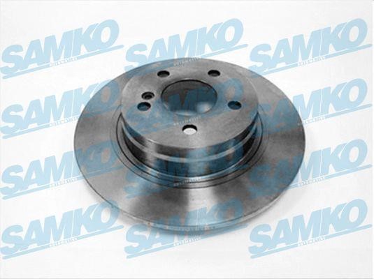 Samko M2057P Rear brake disc, non-ventilated M2057P: Buy near me in Poland at 2407.PL - Good price!