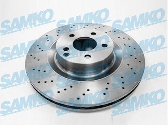 Samko M2074V Front brake disc ventilated M2074V: Buy near me in Poland at 2407.PL - Good price!