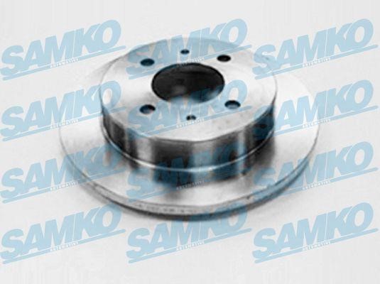 Samko M1019P Rear brake disc, non-ventilated M1019P: Buy near me in Poland at 2407.PL - Good price!