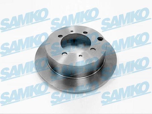 Samko M1617P Rear brake disc, non-ventilated M1617P: Buy near me in Poland at 2407.PL - Good price!