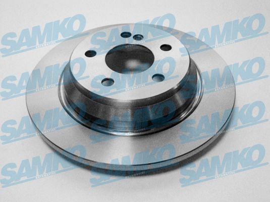 Samko M2012P Rear brake disc, non-ventilated M2012P: Buy near me in Poland at 2407.PL - Good price!