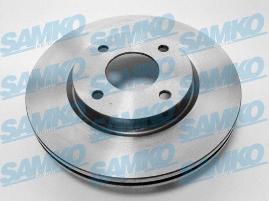 Samko N2024V Ventilated disc brake, 1 pcs. N2024V: Buy near me in Poland at 2407.PL - Good price!