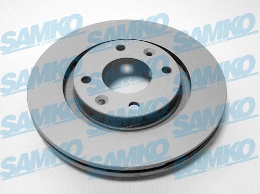 Samko P1002VR Ventilated disc brake, 1 pcs. P1002VR: Buy near me in Poland at 2407.PL - Good price!