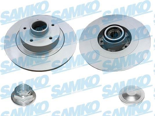 Samko R1079PRCA Rear brake disc, non-ventilated R1079PRCA: Buy near me at 2407.PL in Poland at an Affordable price!