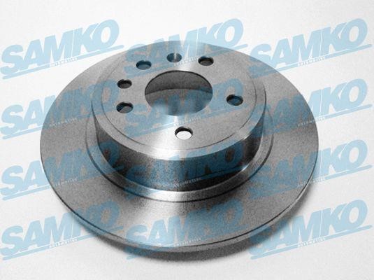 Samko S1003P Rear brake disc, non-ventilated S1003P: Buy near me in Poland at 2407.PL - Good price!
