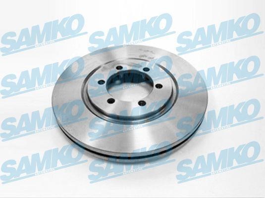 Samko S7001V Тормозной диск вентилируемый, 1 шт. S7001V: Купить в Польше - Отличная цена на 2407.PL!