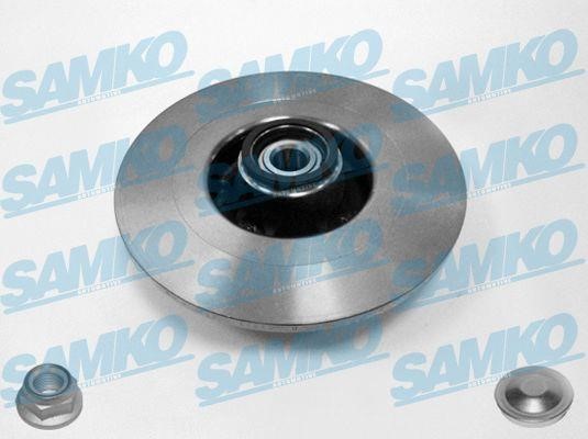 Samko R1030PCA Rear brake disc, non-ventilated R1030PCA: Buy near me in Poland at 2407.PL - Good price!