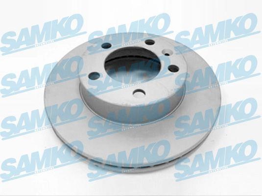 Samko R1043VR Ventilated disc brake, 1 pcs. R1043VR: Buy near me in Poland at 2407.PL - Good price!