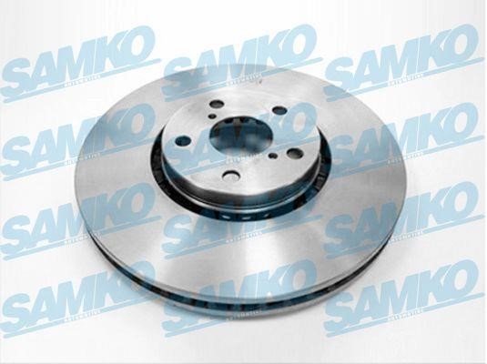 Samko T2043V Ventilated disc brake, 1 pcs. T2043V: Buy near me in Poland at 2407.PL - Good price!