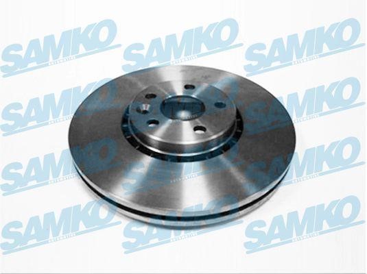 Samko V1014V Tarcza hamulcowa wentylowana, 1 szt. V1014V: Dobra cena w Polsce na 2407.PL - Kup Teraz!