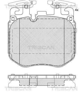 Triscan 8110 11066 Гальмівні колодки, комплект 811011066: Приваблива ціна - Купити у Польщі на 2407.PL!