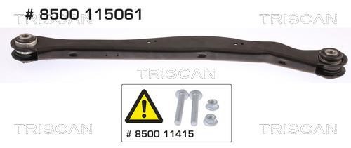 Triscan 8500 115061 Rear suspension arm 8500115061: Buy near me at 2407.PL in Poland at an Affordable price!