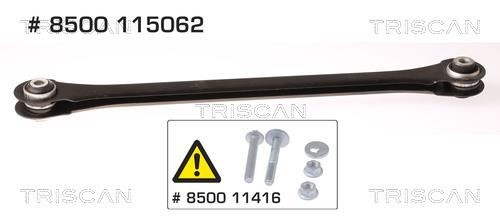 Triscan 8500 115062 Rear suspension arm 8500115062: Buy near me at 2407.PL in Poland at an Affordable price!