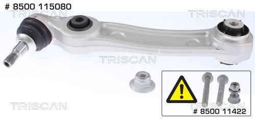 Triscan 8500 115080 Track Control Arm 8500115080: Buy near me at 2407.PL in Poland at an Affordable price!