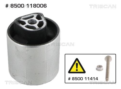 Triscan 8500 118006 Control Arm-/Trailing Arm Bush 8500118006: Buy near me in Poland at 2407.PL - Good price!