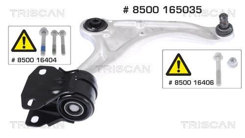 Triscan 8500 165035 Track Control Arm 8500165035: Buy near me at 2407.PL in Poland at an Affordable price!