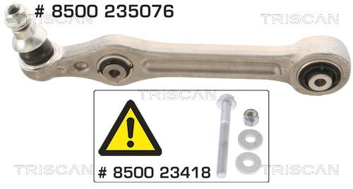 Triscan 8500 235076 Track Control Arm 8500235076: Buy near me in Poland at 2407.PL - Good price!