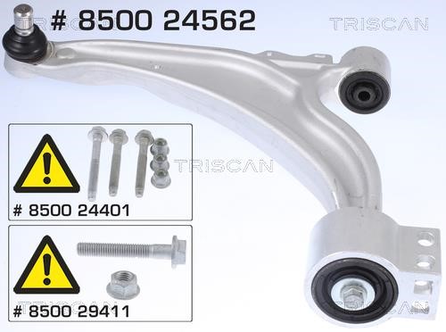 Triscan 8500 24562 Track Control Arm 850024562: Buy near me in Poland at 2407.PL - Good price!