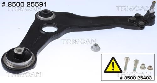 Triscan 8500 25591 Track Control Arm 850025591: Buy near me in Poland at 2407.PL - Good price!
