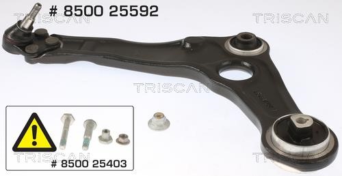 Triscan 8500 25592 Track Control Arm 850025592: Buy near me in Poland at 2407.PL - Good price!
