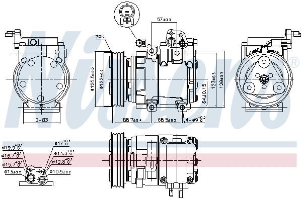 Nissens 890129 Compressor 890129: Buy near me at 2407.PL in Poland at an Affordable price!
