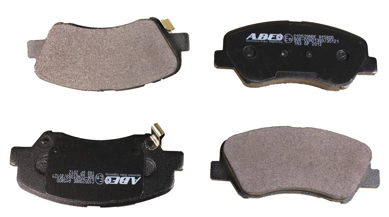 ABE C10529ABE Front disc brake pads, set C10529ABE: Buy near me in Poland at 2407.PL - Good price!