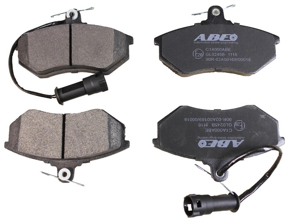ABE C1A000ABE Front disc brake pads, set C1A000ABE: Buy near me in Poland at 2407.PL - Good price!