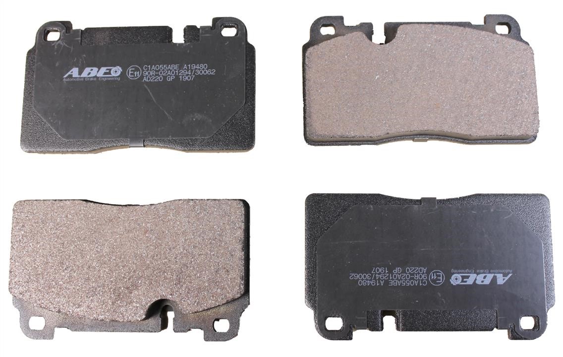 ABE C1A055ABE Front disc brake pads, set C1A055ABE: Buy near me in Poland at 2407.PL - Good price!