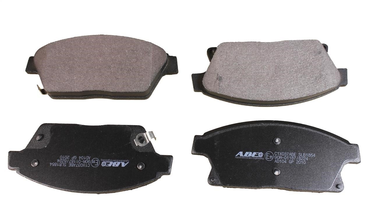 ABE C1X037ABE Front disc brake pads, set C1X037ABE: Buy near me at 2407.PL in Poland at an Affordable price!