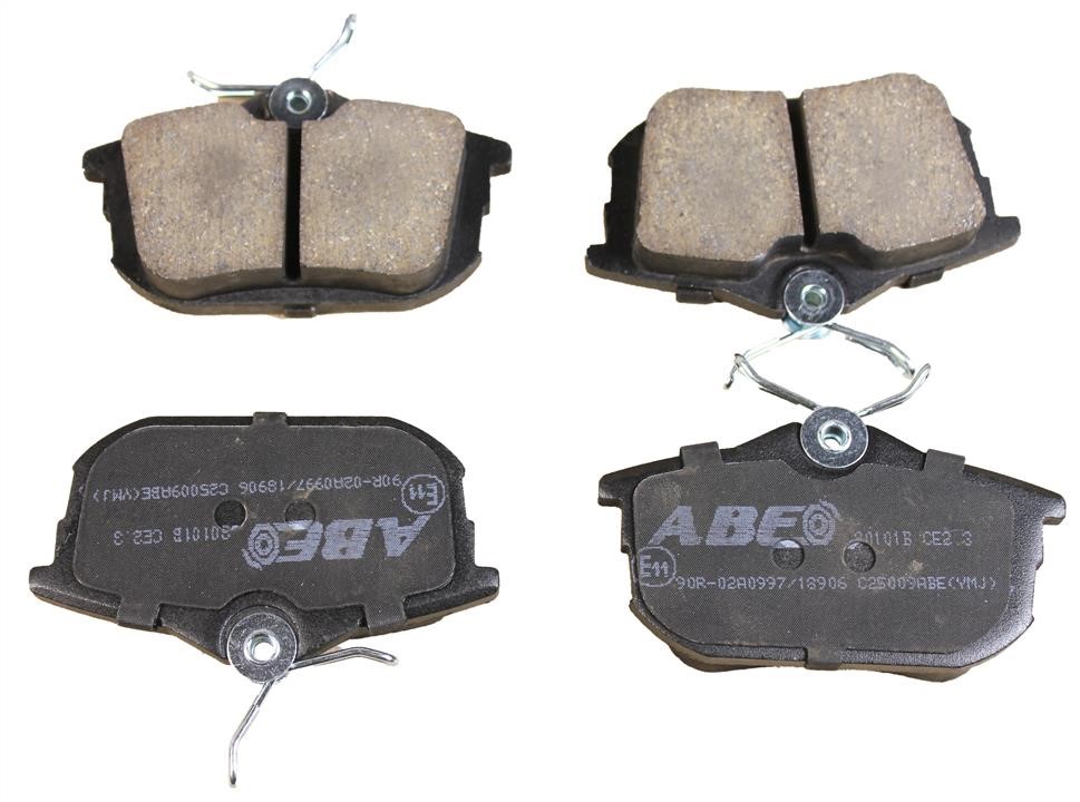 ABE C25009ABE Rear disc brake pads, set C25009ABE: Buy near me at 2407.PL in Poland at an Affordable price!