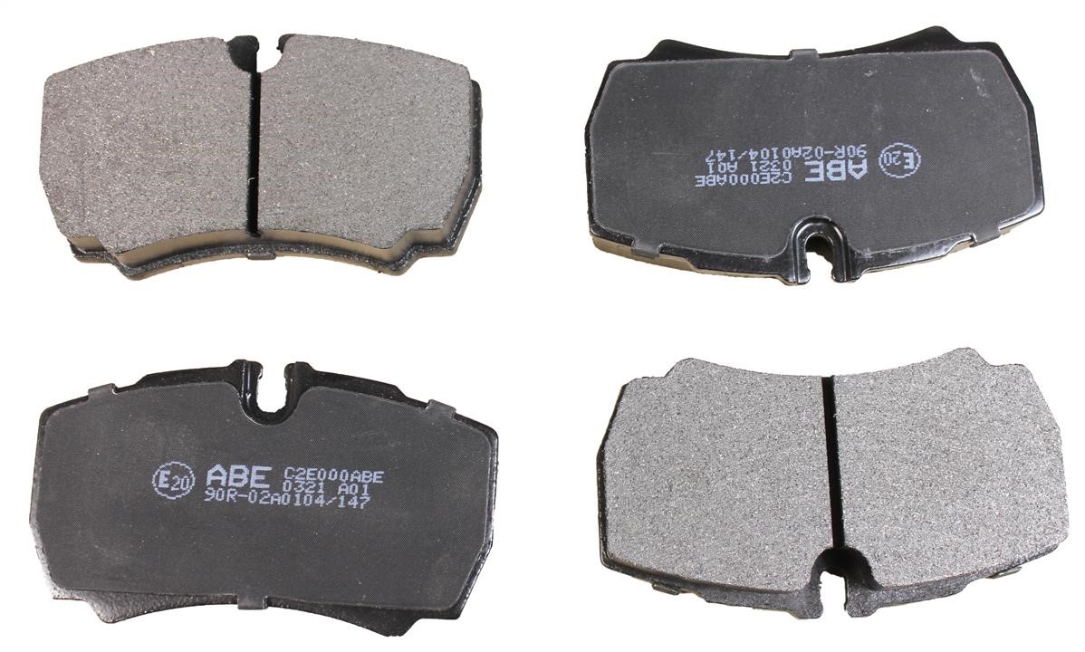 ABE C2E000ABE Rear disc brake pads, set C2E000ABE: Buy near me in Poland at 2407.PL - Good price!
