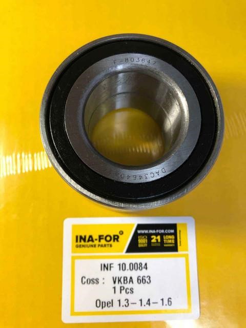 INA-FOR INF 10.0084 Wheel hub bearing INF100084: Buy near me in Poland at 2407.PL - Good price!