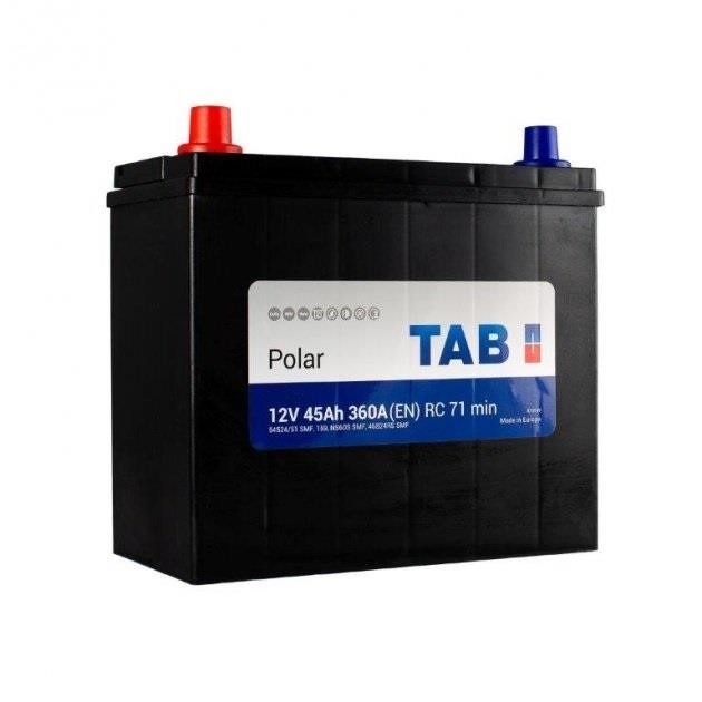 TAB 246545 Battery Tab Polar S 12V 45AH 360A(EN) L+ 246545: Buy near me in Poland at 2407.PL - Good price!