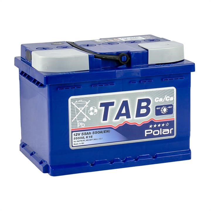 TAB 121055 Battery Tab Polar Blue 12V 55AH 550A(EN) R+ 121055: Buy near me in Poland at 2407.PL - Good price!