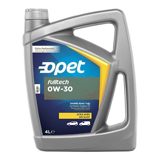 Opet FULLTECH 0W-30 4L Моторное масло Opet FULLTECH 0W-30, 4л FULLTECH0W304L: Отличная цена - Купить в Польше на 2407.PL!