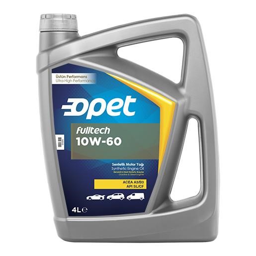 Opet FULLTECH 10W-60 4L Engine oil Opet FULLTECH 10W-60, 4L FULLTECH10W604L: Buy near me in Poland at 2407.PL - Good price!