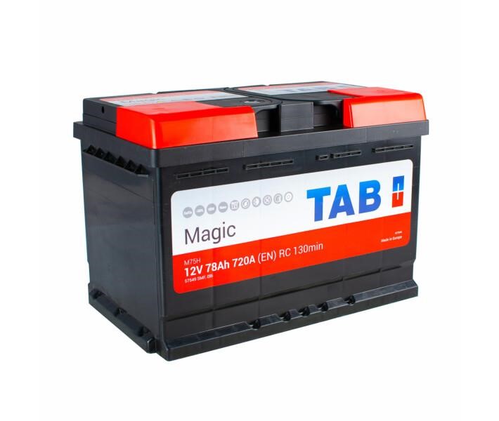 TAB 189080 Battery TAB Magic 12V 78AH 720A(EN) R+ 189080: Buy near me in Poland at 2407.PL - Good price!