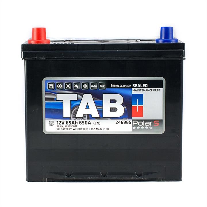 TAB 246965 Battery Tab Polar S 12V 65AH 650A(EN) L+ 246965: Buy near me in Poland at 2407.PL - Good price!