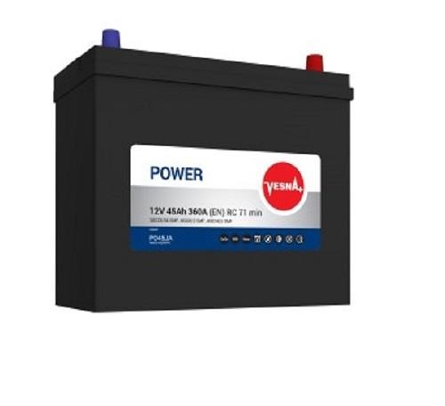 Vesna 415645 Battery Vesna Power 12V 45AH 360A(EN) R+ 415645: Buy near me in Poland at 2407.PL - Good price!