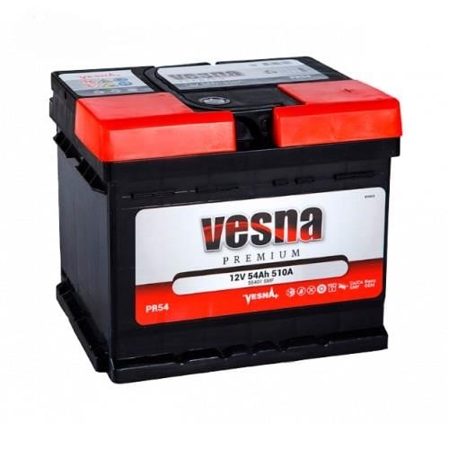 Vesna 415 254 Аккумулятор Vesna Premium 12В 54Ач 510А(EN) R+ 415254: Отличная цена - Купить в Польше на 2407.PL!